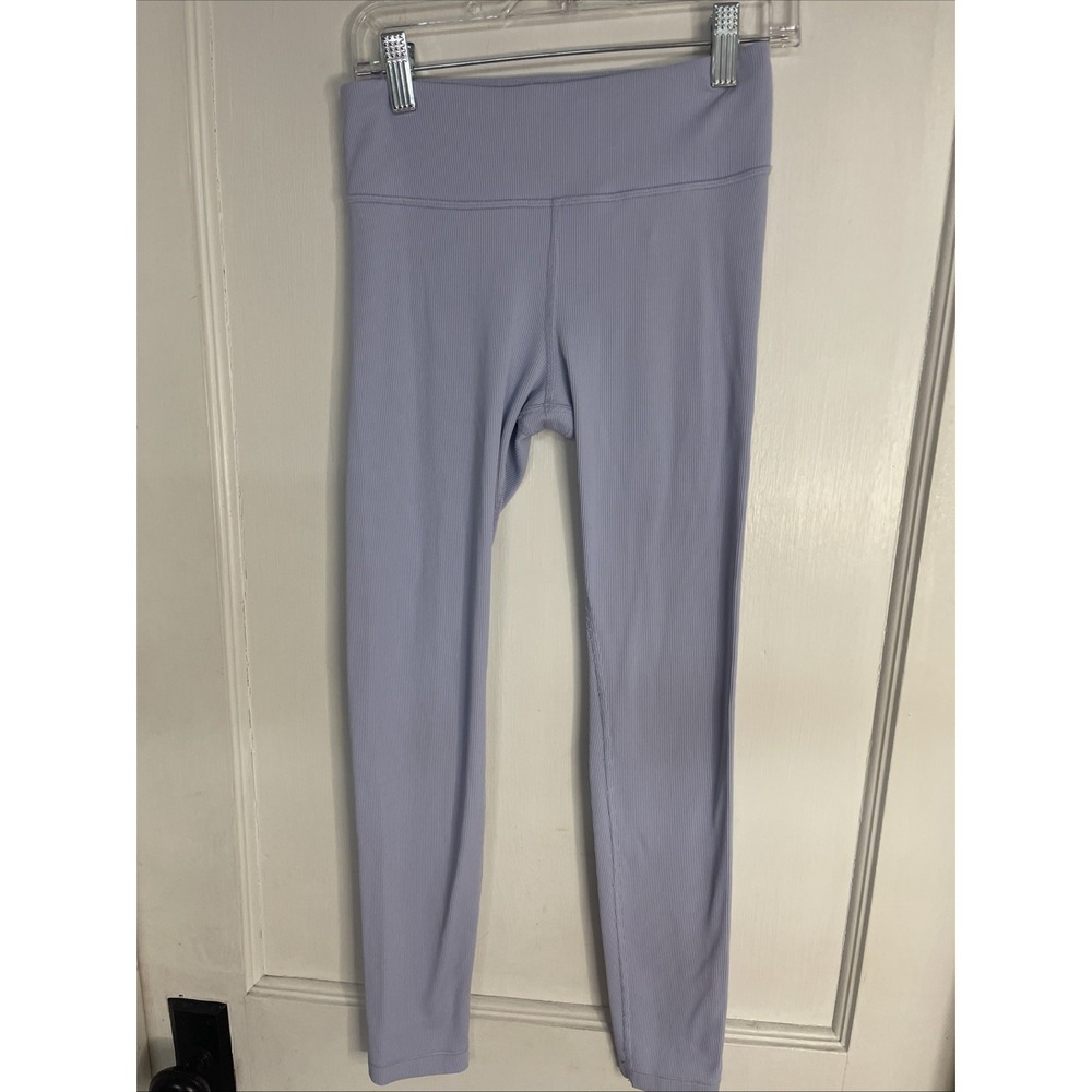 Athleta Girls High Rise Unstoppable Lavender Leggings Size Large 12